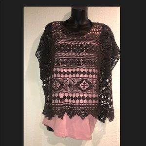 Lane Bryant knitted top & tank top size 18/20